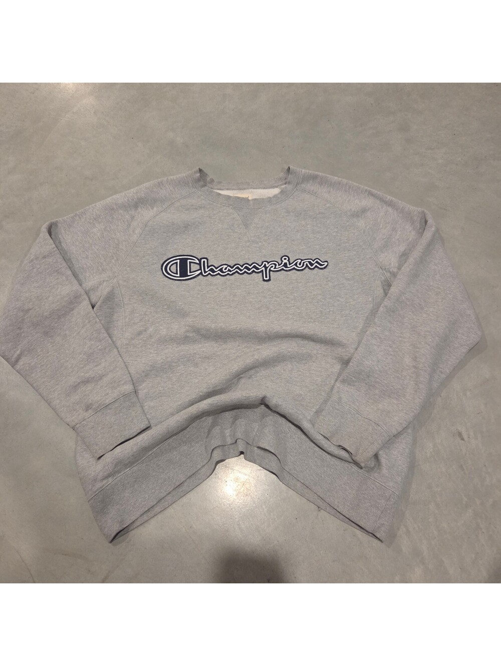 Champion grey crewneck sweatshirt